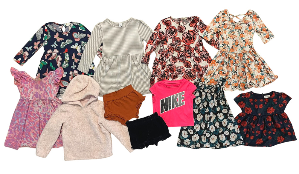 11 Pc Girls Nike Old Navy Crazy 8 Dot Dot Size 2T Clothing LOT Dress Summer Fall